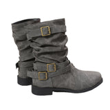 Large-Size Women's Boots 2025 Autumn And Winter New Low-Bottom Low-Key And Women's Boots In The Boots Women's Batch HZ0115