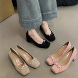 Design Sense Fairy Velvet High-Heeled Women 2025 Summer New French Style Wearing Simple Temperament High Heels HZ0115