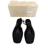 ZA Home 2025 Small Korean Version Of Hand-Woven Fishing Net Bag Head Sandals Women's Summer Flat Bottom Behind The Stumbling Cold Slippers HZ0115