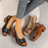 Large-Size Flowers High-Hees Cool Slippers Women 2025 Summer New Fashion Casual Cold Slippers Women HZ0115