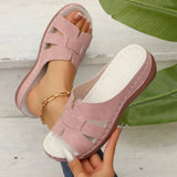 Lightweight Polyurethane Sole Slippers Women's 2025 Summer New Large-Size Women's Cool Drag Slopes And Women's Shoes HZ0115