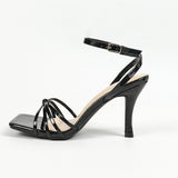 161-316 Ladies Sandals Square Head Sheel After The Toe Empty Fashion Simple Elegant Women's High Heels HZ0115