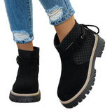 Size 36 To 43 Autumn And Winter Is Beautiful With Coarse And Velvet Side Zipper Fashion Boots HZ0115