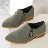 Fashion Single Shoes Women 2025 Work Shoes Thick Heel High Heels High-Heeled High-Heeled High-Heeled Large Women's Shoes HZ0115